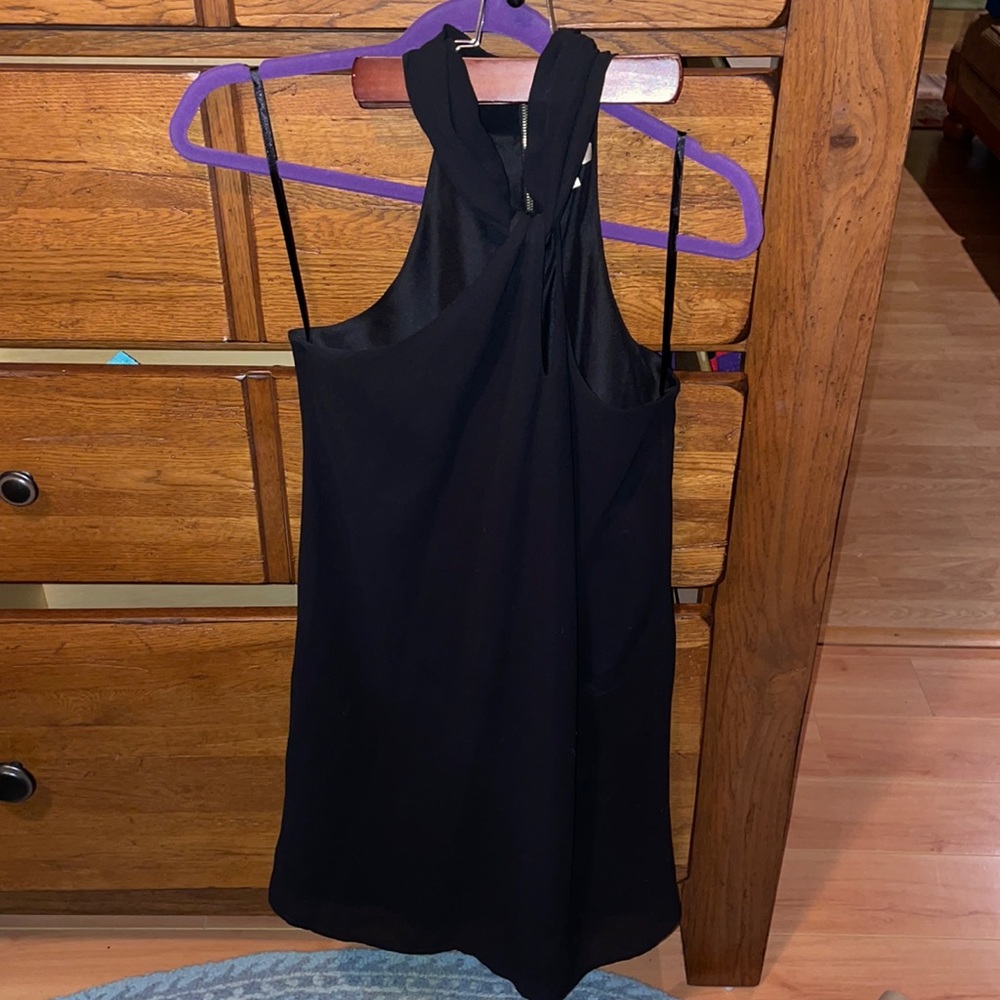 Black mini dress